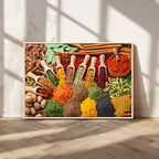 Spices Kitchen Wall Art Canvas Print