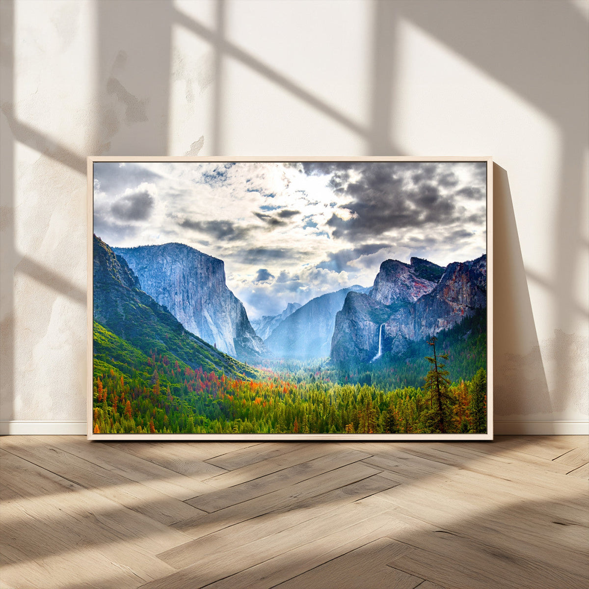 Yosemite Park Half Dome 3 Panel Canvas Print | Large Giclée Landscape Wall Art