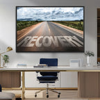 Recovery Road Wall Art Canvas Print
