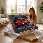 Ferrari Pit Stop Canvas Wall Art | Precision and Speed