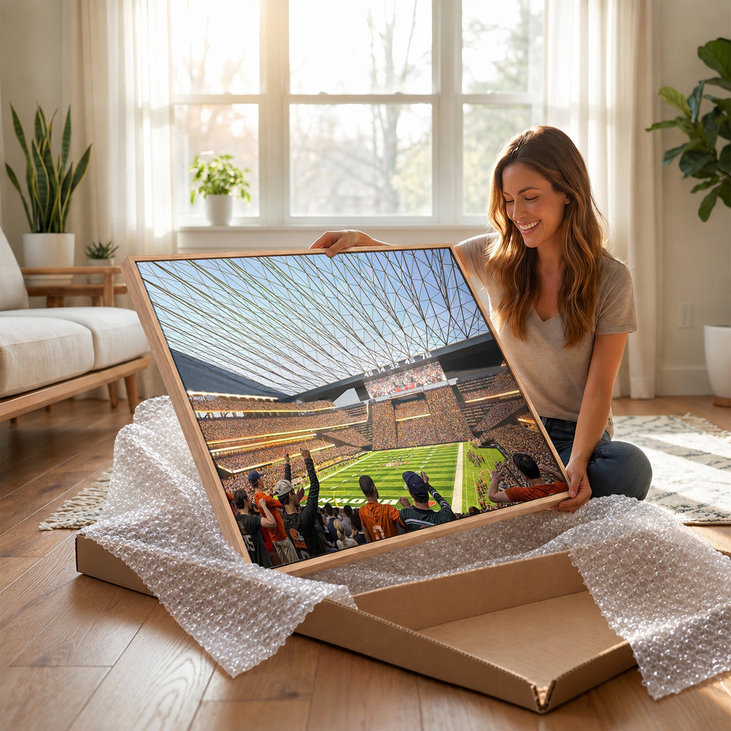 Cleveland Browns Stadium Wall Art Canvas Print
