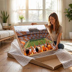 Tennessee Neyland Stadium Wall Art, Sports Arena Canvas, Home Bar Wall Decor