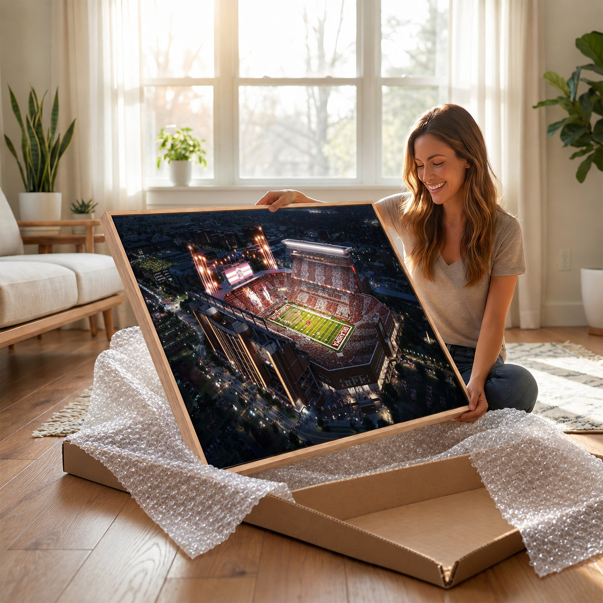 Oklahoma Memorial Stadium, Gaylord Memorial Stadium Wall Art
