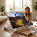 Chicago Bears Soldier Field Canvas Wall Art, NFL Stadium Panorama