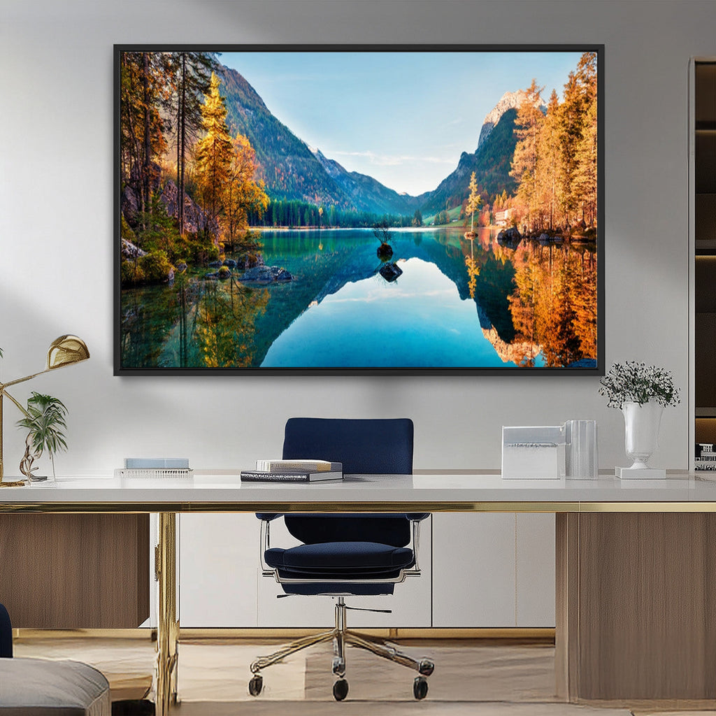 Fantastic Autumn Panorama Wall Art Canvas Print