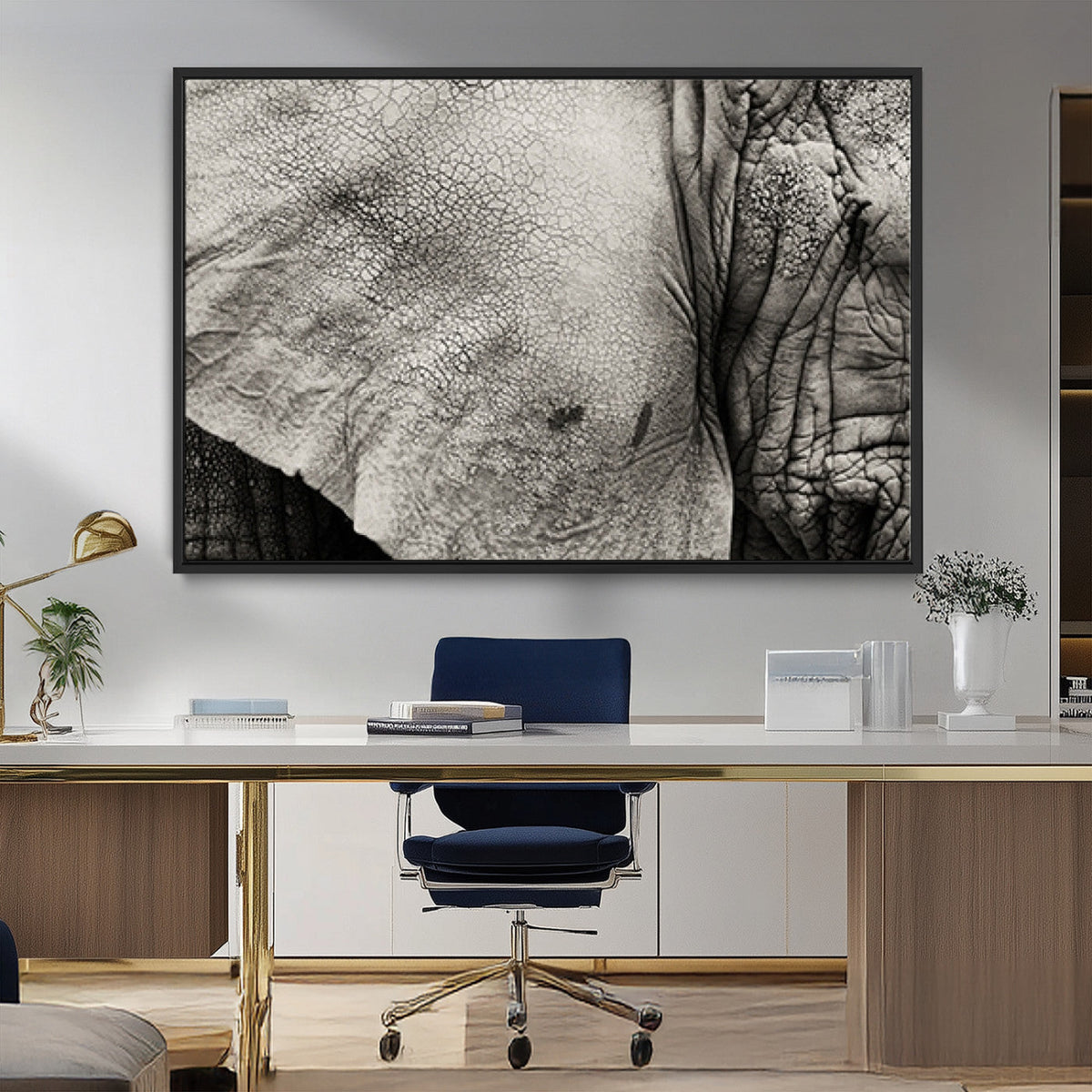 Elephant Wall Art Canvas Print