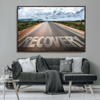 Recovery Road Wall Art Canvas Print