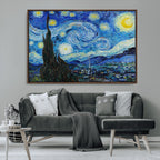 Vincent Van Gogh The Starry Night Abstract Wall Art Canvas Print
