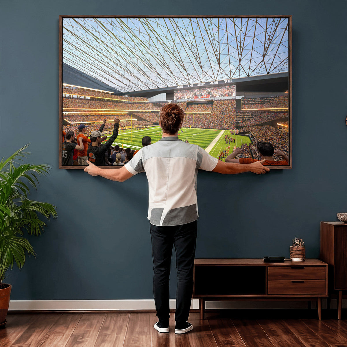 Cleveland Browns Stadium Wall Art Canvas Print