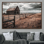 Rustic Weathered Barn Wall Art Canvas Print