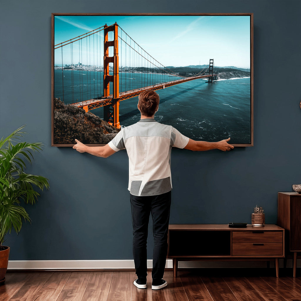 Golden Gate Bridge Wall Art Canvas Print | San Francisco Landmark Photography