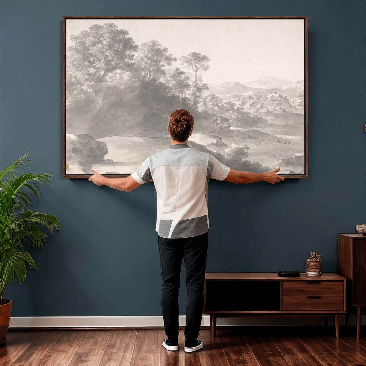 Van Poelenburch Landscape Canvas Wall Art | Dutch Golden Age