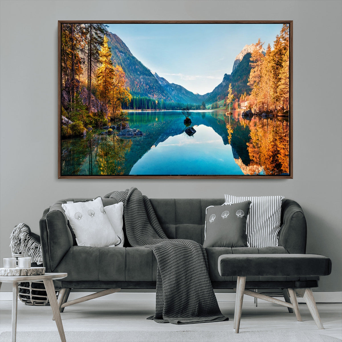 Fantastic Autumn Panorama Wall Art Canvas Print