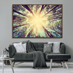 Tree and Sunshine Canvas Print
