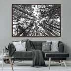 Trees Contemporary Art Canvas Print