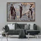 African American Wall Art | Elegant African Women Canvas Print