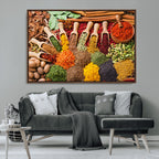 Spices Kitchen Wall Art Canvas Print