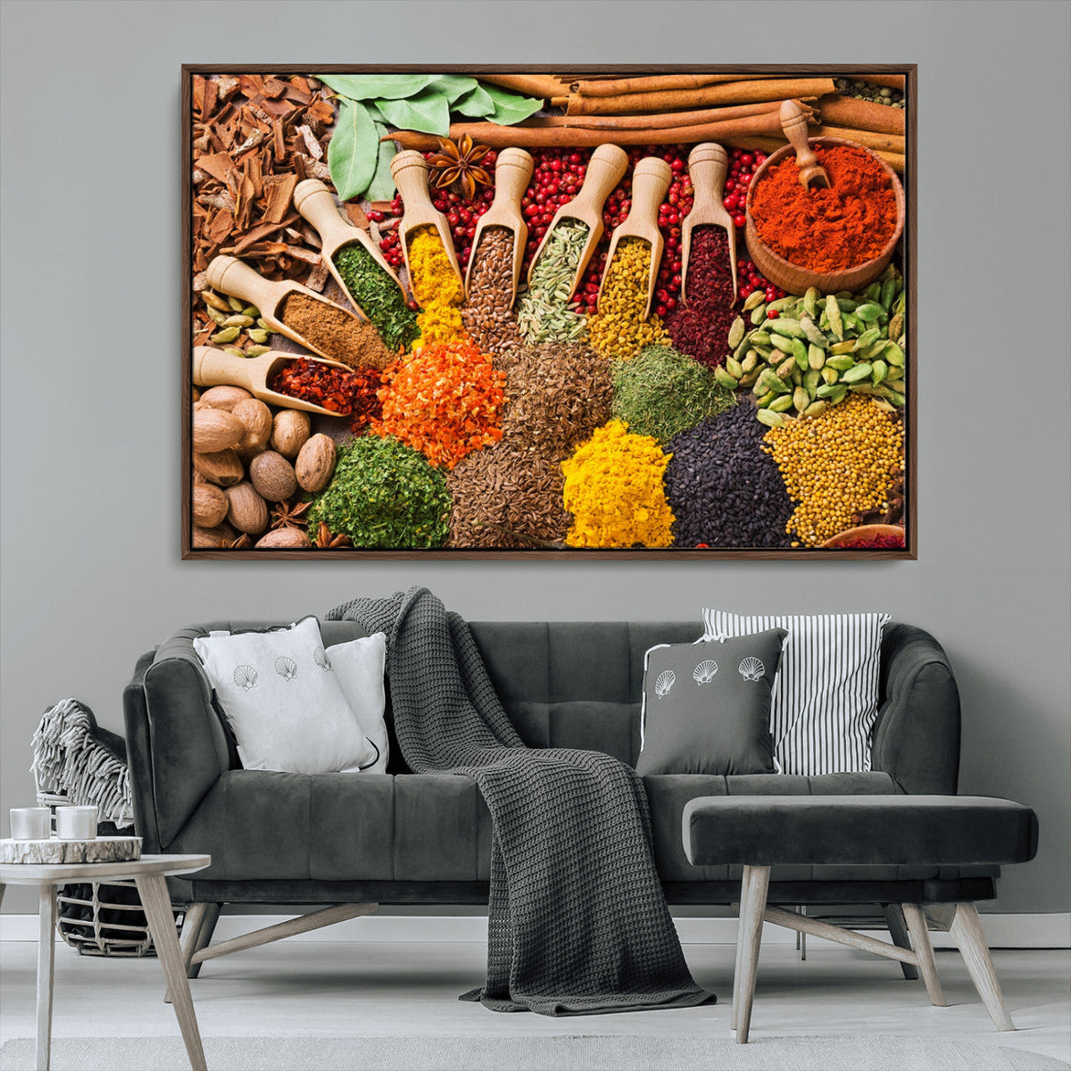 Spices Kitchen Wall Art Canvas Print