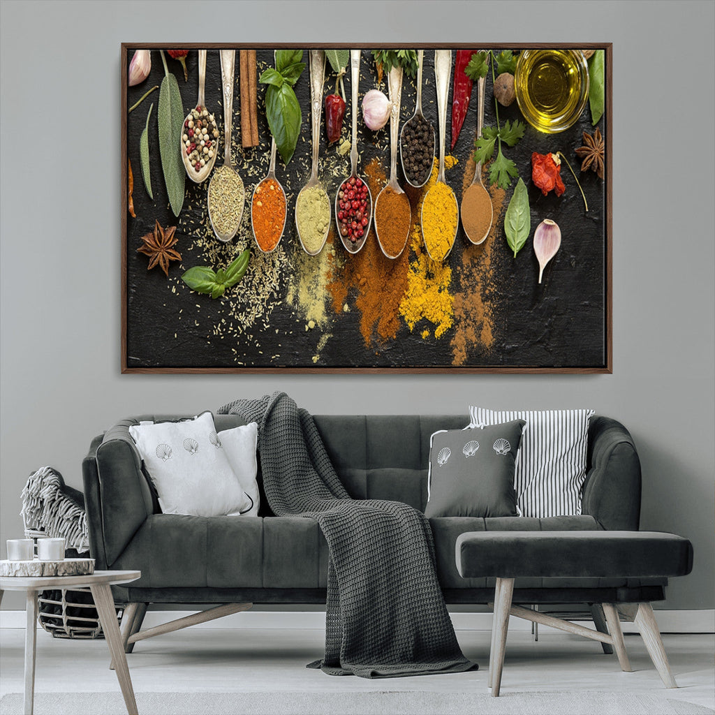 Spices Wall Art Canvas Print