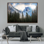 Half Dome Yosemite California Wall Art Canvas Print El Capitan