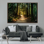 Natural Landscape Wall Art Relaxing Forest Canvas Print