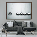Newton's Cradle Wall Art Canvas Print | Framed Newton Cradle Wall Art