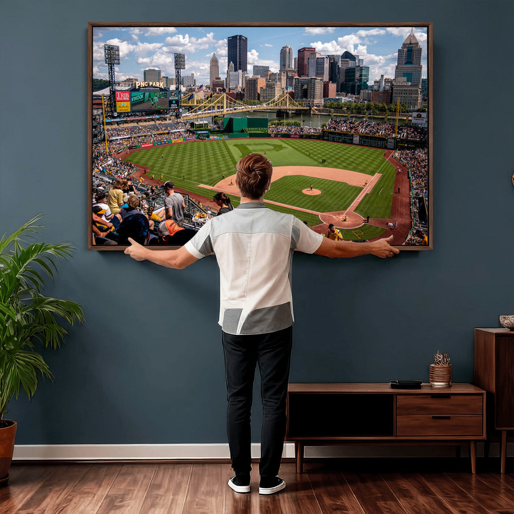 Pittsburgh Pirates Baseball Team Print, PNC Park Stadium