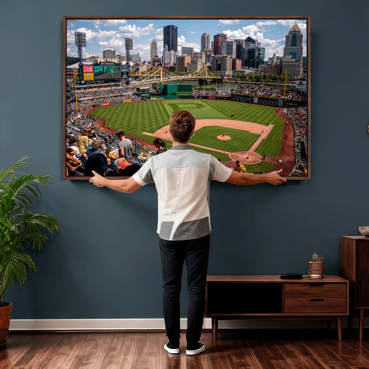 Pittsburgh Pirates Baseball Team Print, PNC Park Stadium