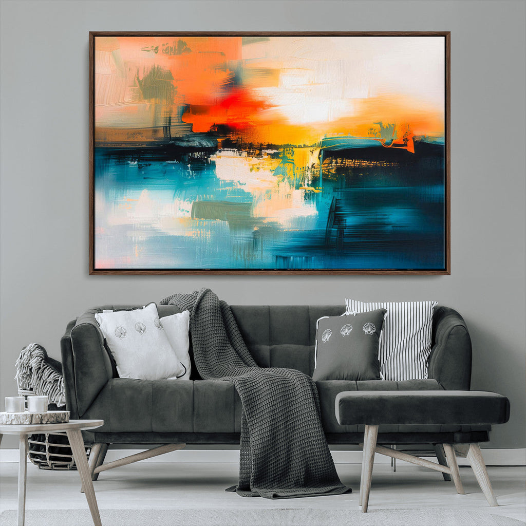 Colorful Abstract Wall Art | Bold Modern Canvas Print | Ready to Hang