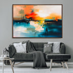 Colorful Abstract Wall Art | Bold Modern Canvas Print | Ready to Hang