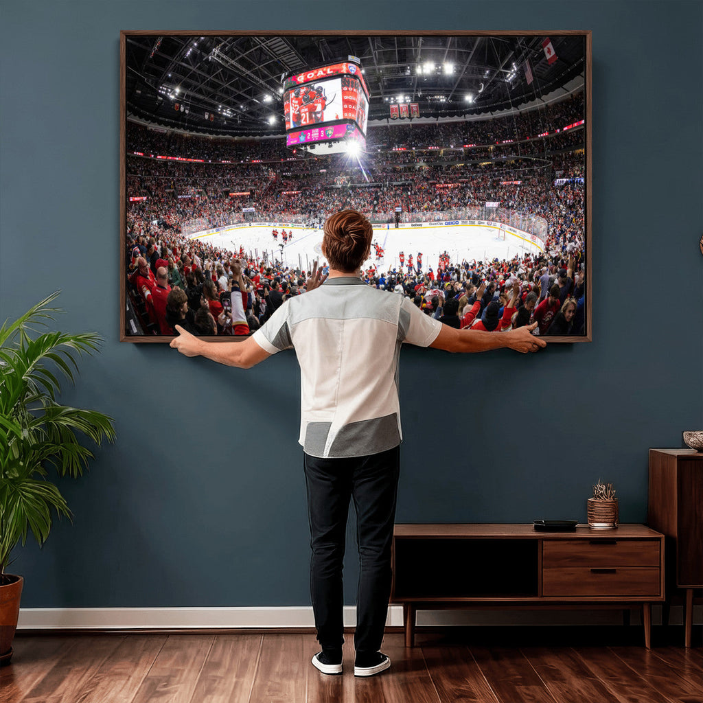 Amerant Bank Arena Wall Art Canvas Print, Hockey Arena