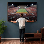 Boone Pickens Stadium Wall Art Oklahoma State Cowboys Print
