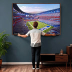 Buffalo Bills Football Team Print Canvas, Buffalo Highmark Stadium