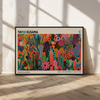 Framed Yayoi Kusama 1986 Wall Art Print | Japanese Wall Art, Wabi Sabi Abstract Landscape