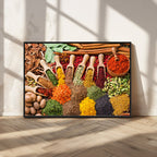 Spices Kitchen Wall Art Canvas Print