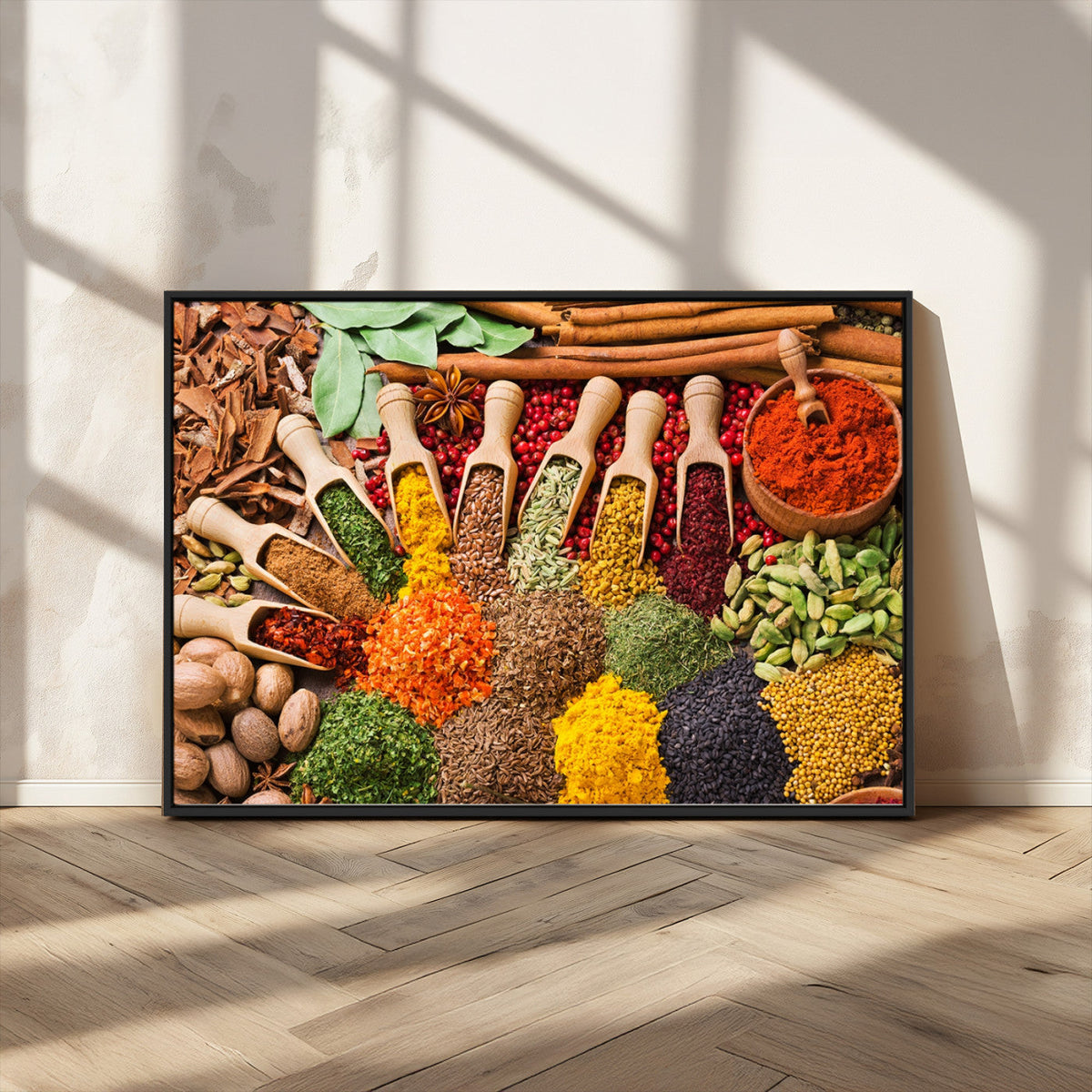 Spices Kitchen Wall Art Canvas Print