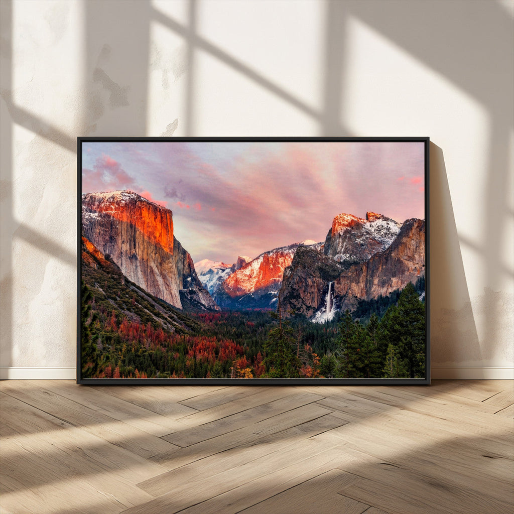Yosemite Half Dome Wall Art Canvas Print El Capitan