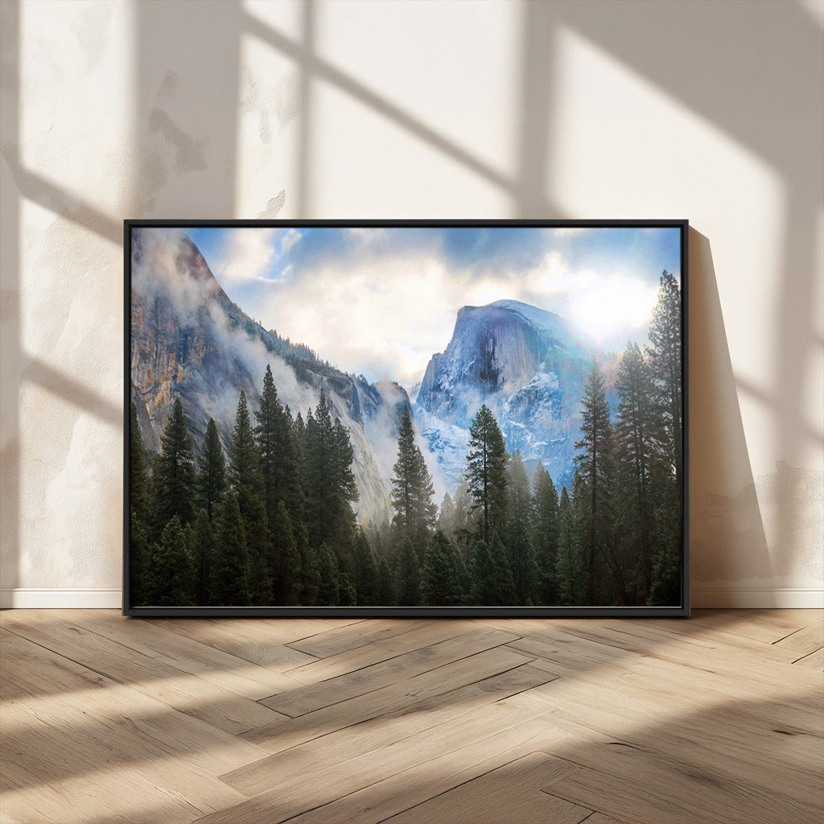 Half Dome Yosemite California Wall Art Canvas Print El Capitan