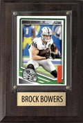 Brock Bowers Las Vegas Raiders 2025 2024 Donruss Score Prizm Topps 4x6 Gift Plaque
