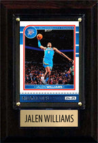 Jalen Williams OKC Oklahoma City Thunder 2025  Hoops Prizm Donruss 4x6 Plaque