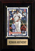Roman Anthony 2024 2025 Bowman Topps Boston Red Sox 4x6 Plaque