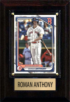 Roman Anthony 2024 2025 Bowman Topps Boston Red Sox 4x6 Plaque
