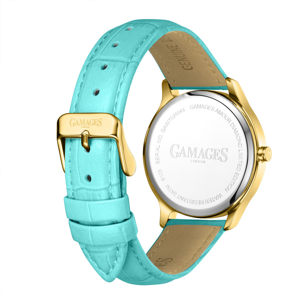 Gamages of London Ladies Amour Diamond Quartz // GAW702
