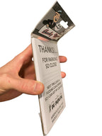 50-PK Cheeky Memo Note Pad – Thanks For Parking So Close! - Arseholes! Gag Joke