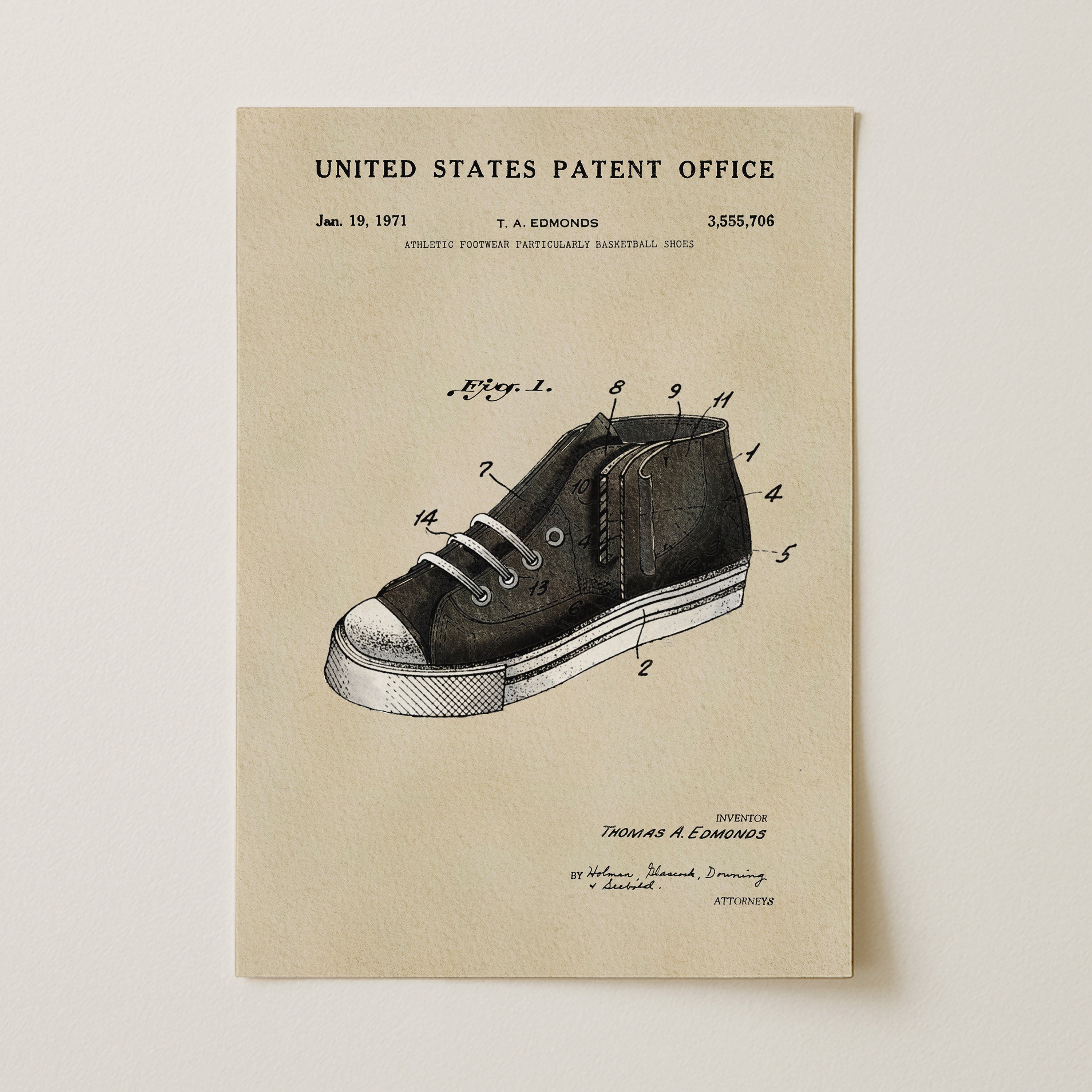 Retro Basketball Shoe (1968)