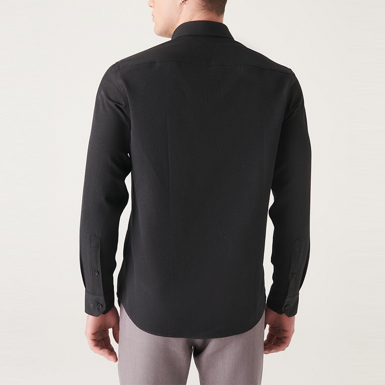 Oxford Regular Fit Shirt // Black