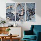 Multipanel Marble Fluid Effect Wall Art Abstract Canvas Wall Art Print