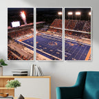 Boise State Broncos Albertsons Stadium Wall Art Canvas Print