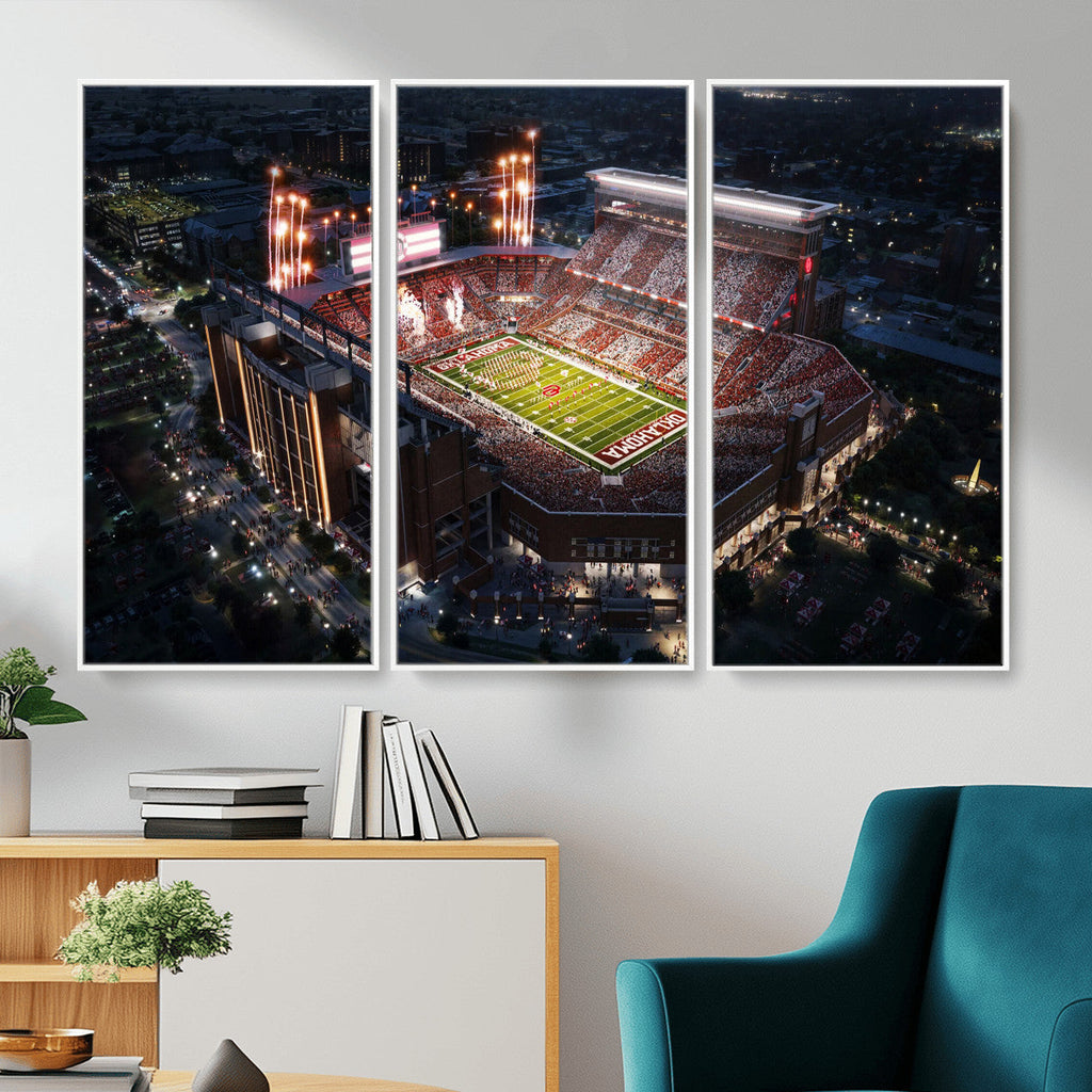 Oklahoma Memorial Stadium, Gaylord Memorial Stadium Wall Art