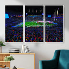Ole Miss Rebels Vaught Hemingway Stadium Wall Art Canvas Print